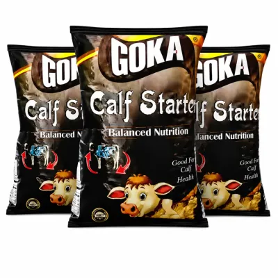 Goka Calf Starter - GOKA feed available at Falah Enterprises Anantnag